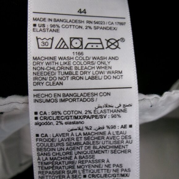 New 2 Pair Lot Men's Old Navy Chino Built-In Flex Shorts Black & Gray 44 - Picture 15 of 15